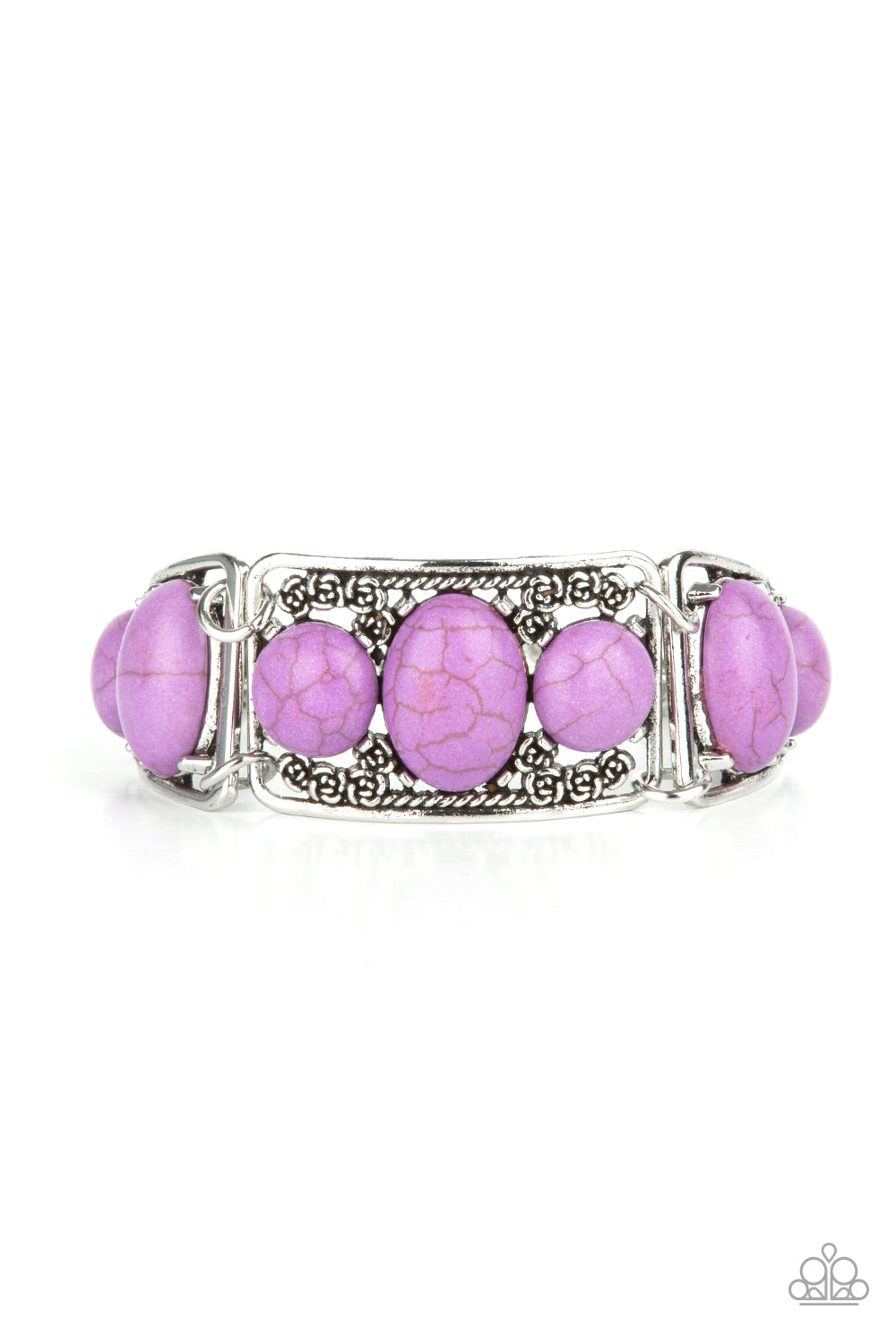 Paparazzi Southern Splendor - Purple Bracelet