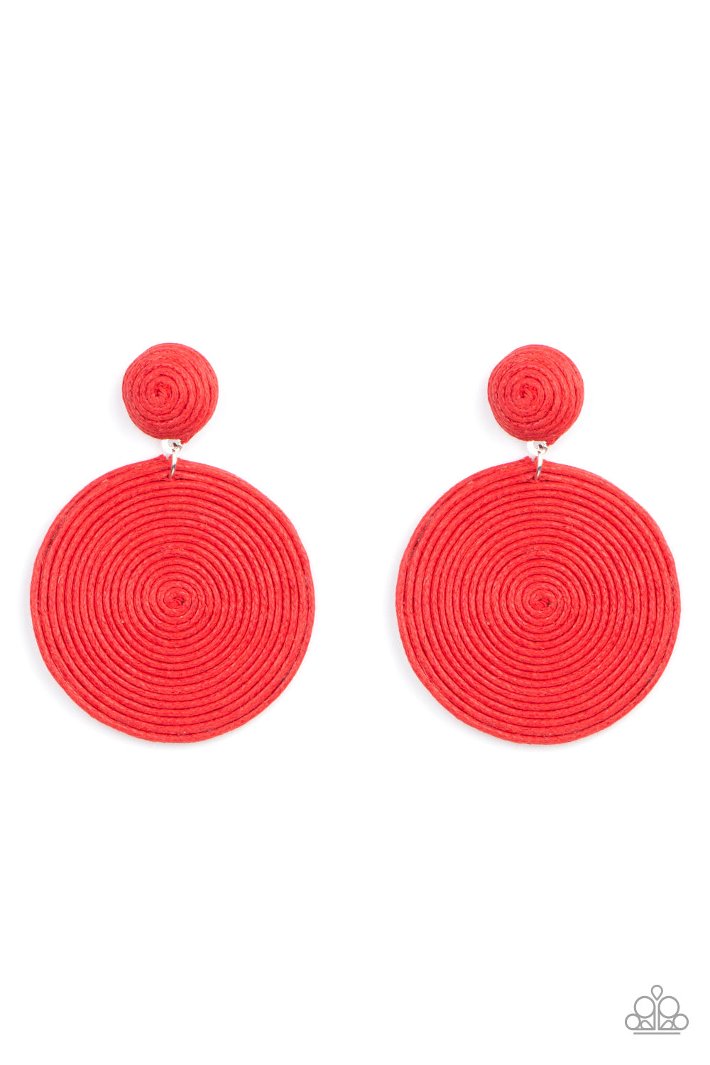 Paparazzi Circulate The Room - Red Earrings