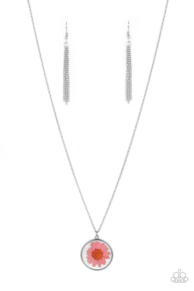 Paparazzi Prairie Promenade - Pink Necklace