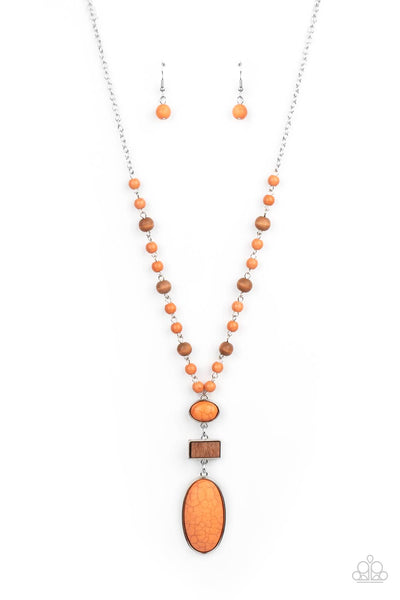 Paparazzi Naturally Essential - Orange Necklace