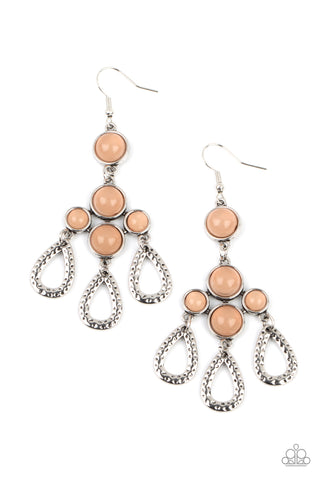 Paparazzi Mediterranean Magic - Brown Earrings