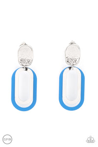 Paparazzi Melrose Mystery - Blue Earrings