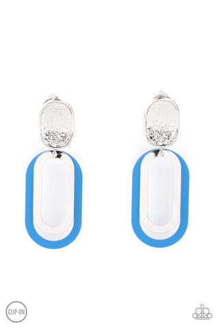Paparazzi Melrose Mystery - Blue Earrings