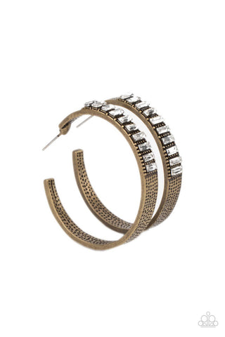 Paparazzi More To Love - Brass Earrings