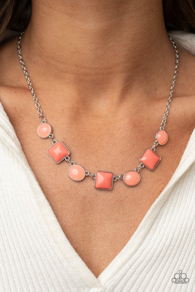PaparazTrend Worthy - Orange Necklace