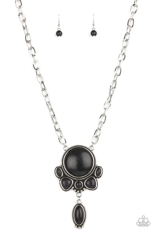 Paparazzi Geographically Gorgeous - Black Necklace