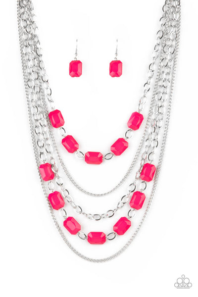Paparazzi Standout Strands - Pink Necklace