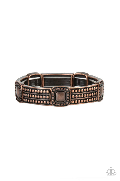 Paparazzi Rustic Redux - Copper Bracelet