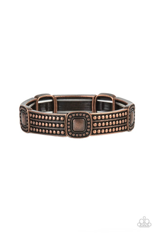 Paparazzi Rustic Redux - Copper Bracelet