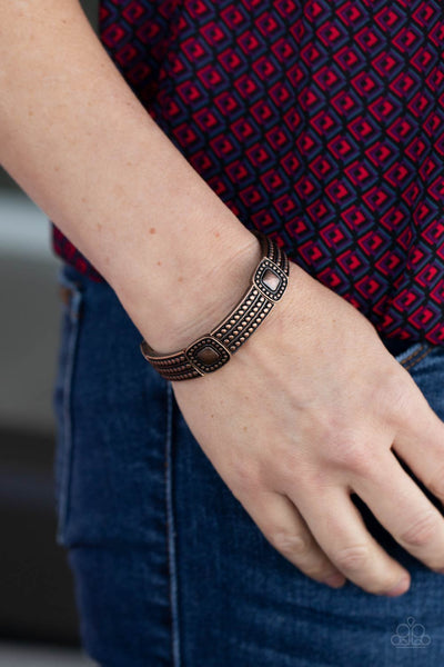 Paparazzi Rustic Redux - Copper Bracelet