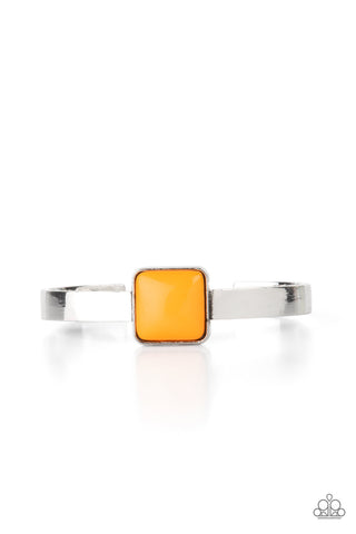 Paparazzi Prismatically Poppin - Orange Bracelet