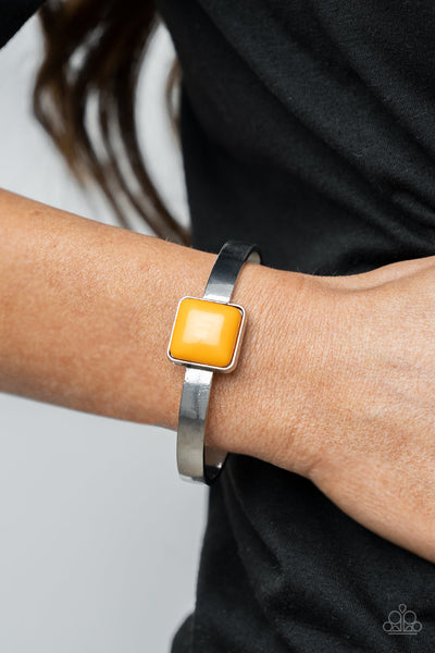 Paparazzi Prismatically Poppin - Orange Bracelet
