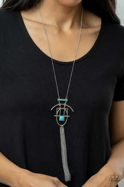 Paparazzi Eco Echoes - Blue Necklace