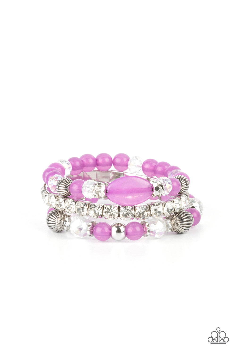 Paparazzi Ethereal Etiquette - Purple Bracelet