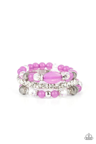 Paparazzi Ethereal Etiquette - Purple Bracelet