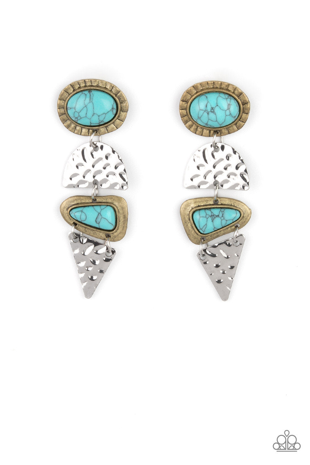 Paparazzi Earthy Extravagance - Multi Earrings