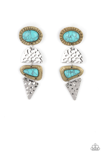 Paparazzi Earthy Extravagance - Multi Earrings