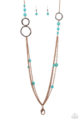 Paparazzi Local Charm - Copper Lanyard