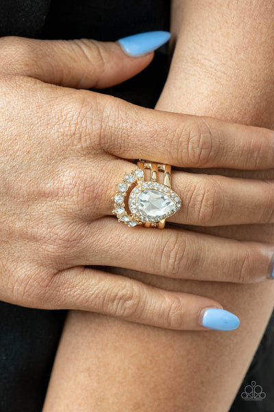 Paparazzi Elegantly Cosmopolitan - Gold Ring