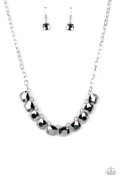 Paparazzi Radiance Squared - Silver Necklace