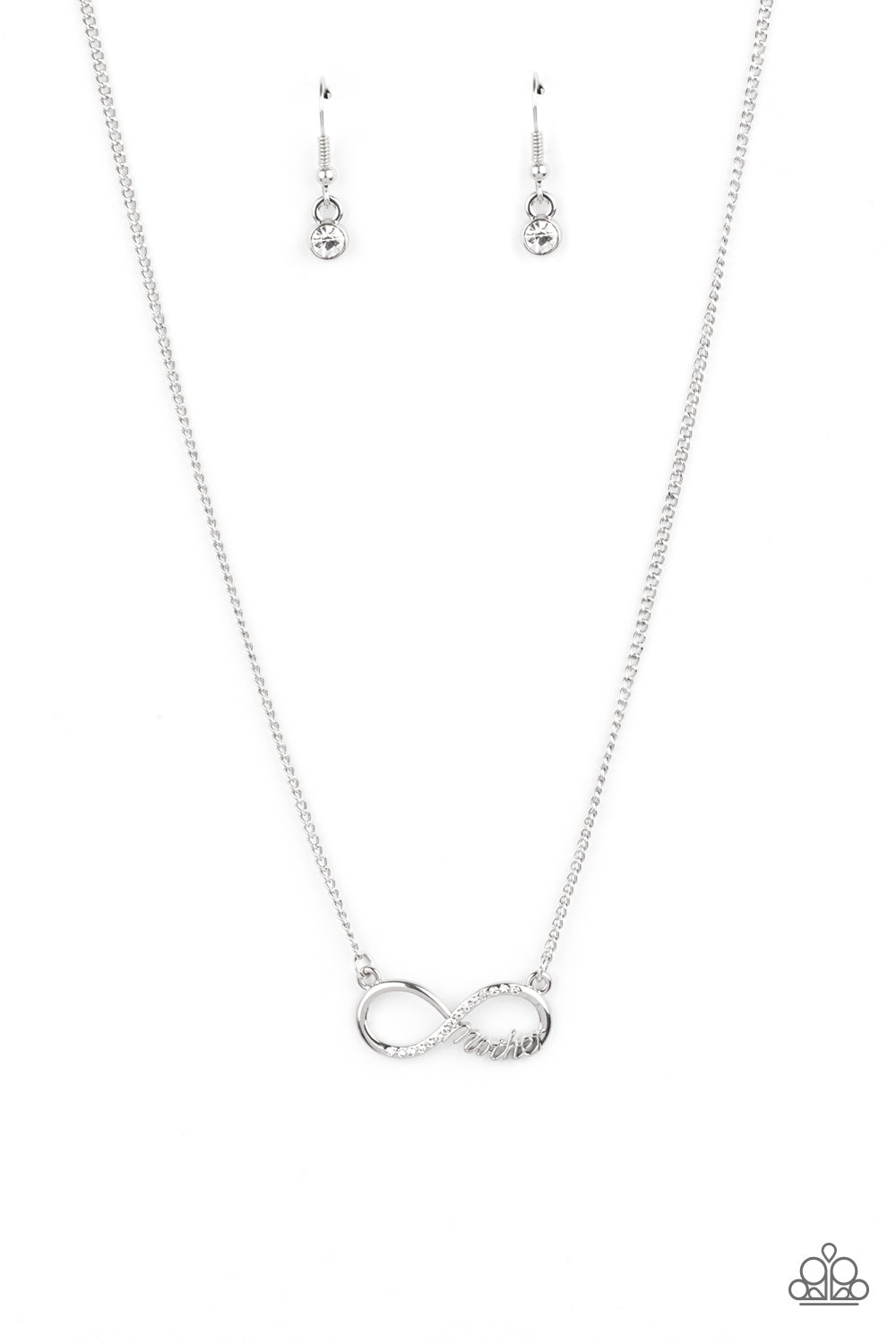 Paparazzi Forever Your Mom - White Necklace