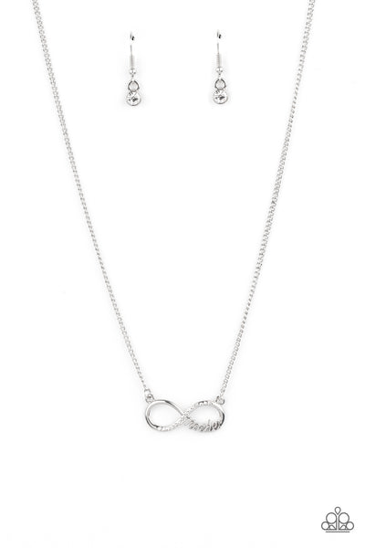 Paparazzi Forever Your Mom - White Necklace