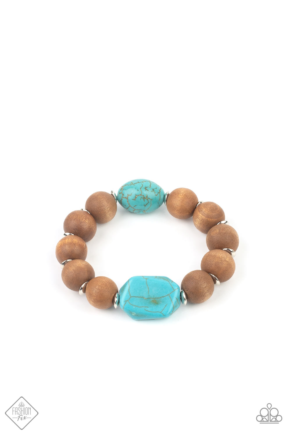 Paparazzi Abundantly Artisan - Blue Bracelet