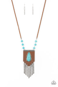 Paparazzi Enchantingly Tribal - Blue Necklace