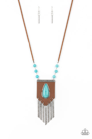 Paparazzi Enchantingly Tribal - Blue Necklace