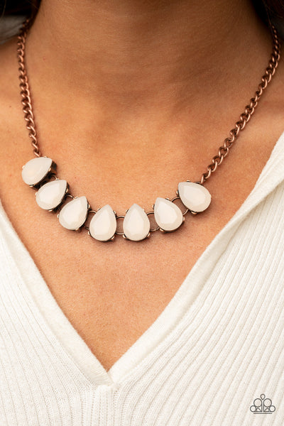Paparazzi Above The Clouds - Copper Necklace