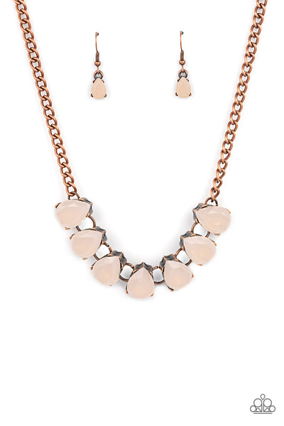 Paparazzi Above The Clouds - Copper Necklace