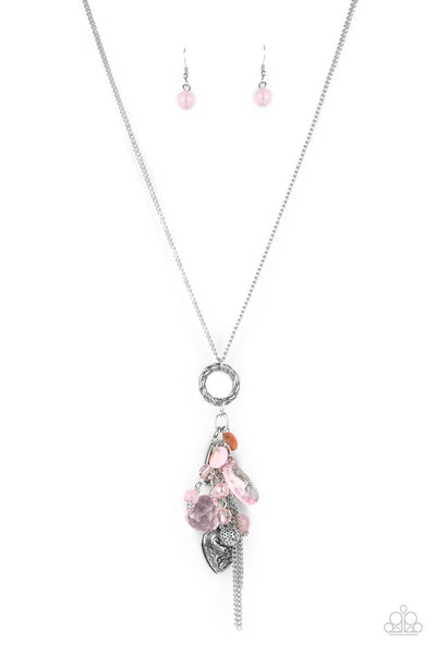 Paparazzi AMOR to Love - Pink Necklace