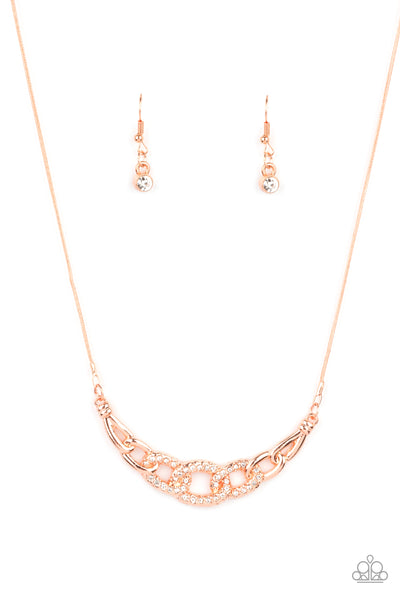 Paparazzi KNOT In Love - Copper Necklace