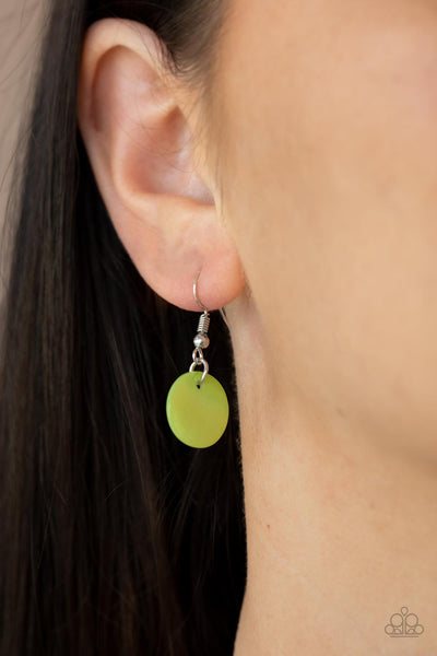 Paparazzi Seashore Spa - Green Necklace