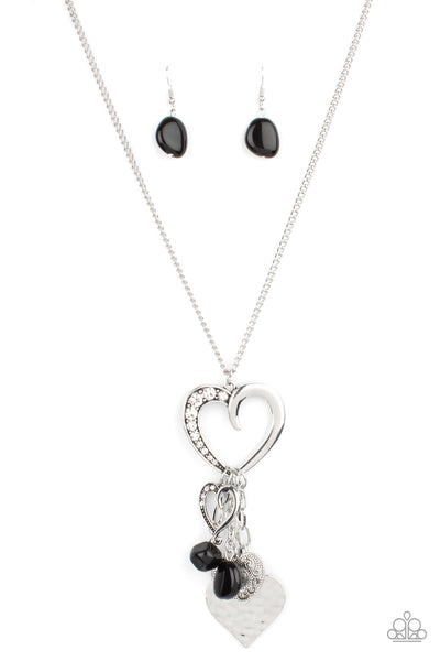 Paparazzi Flirty Fashionista - Black Necklace