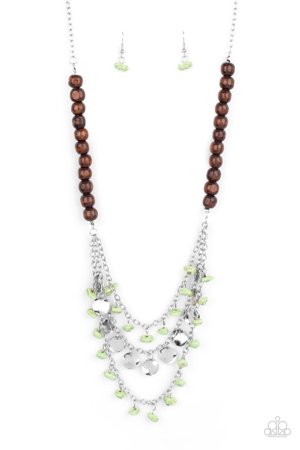 Paparazzi Plains Paradise - Green Necklace