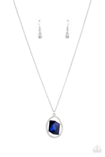 Paparazzi Undiluted Dazzle - Blue Necklace