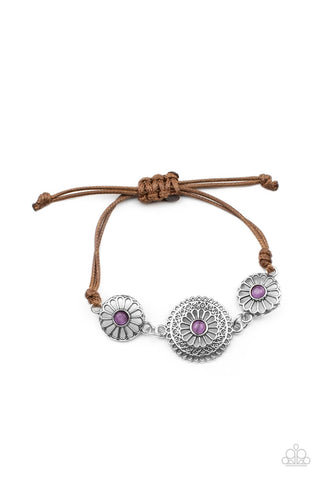 Paparazzi Bohemian Botany - Purple Bracelet