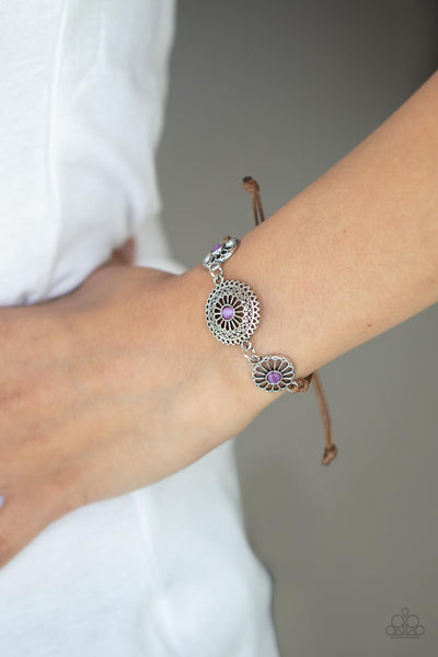 Paparazzi Bohemian Botany - Purple Bracelet