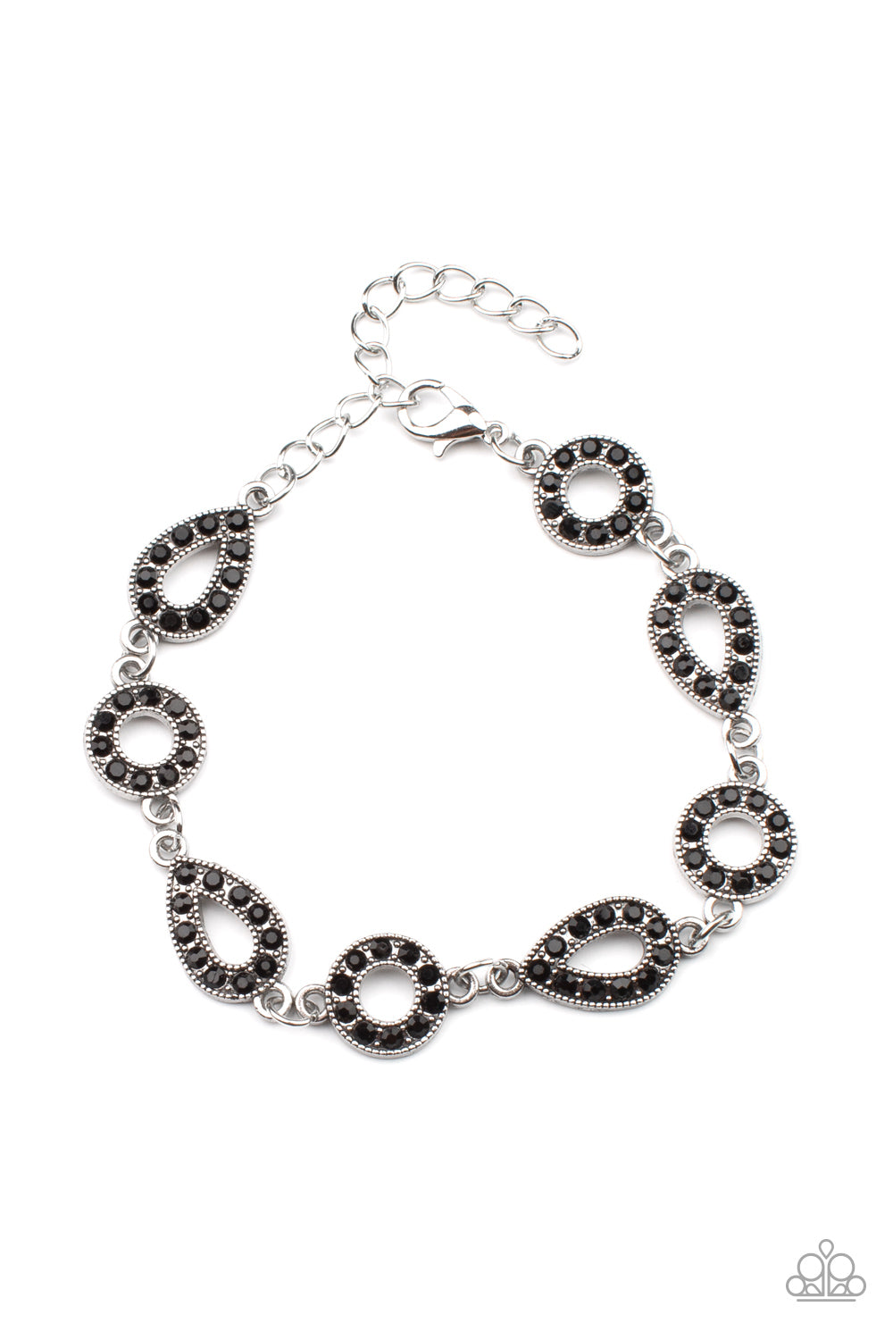 Paparazzi Royally Refined - Black Bracelet