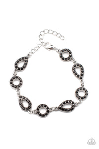 Paparazzi Royally Refined - Black Bracelet