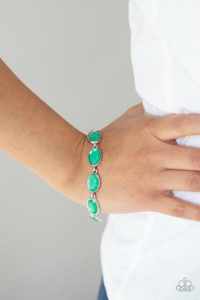 Paparazzi Smooth Move - Green Bracelet
