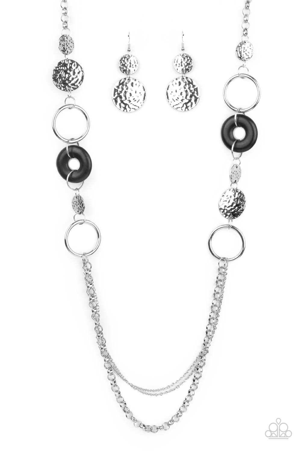 Paparazzi Grounded Glamour - Black Necklace