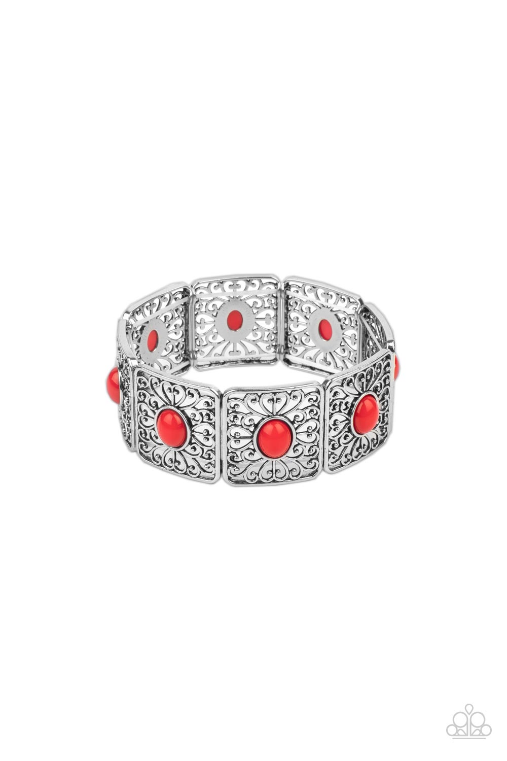 Paparazzi Cakewalk Dancing - Red Bracelet