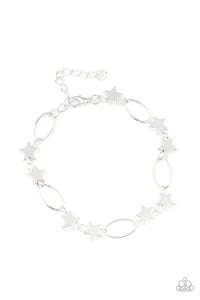 Paparazzi Stars and Sparks - Silver Bracelet