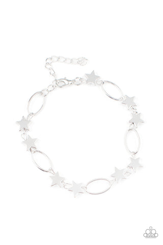 Paparazzi Stars and Sparks - Silver Bracelet