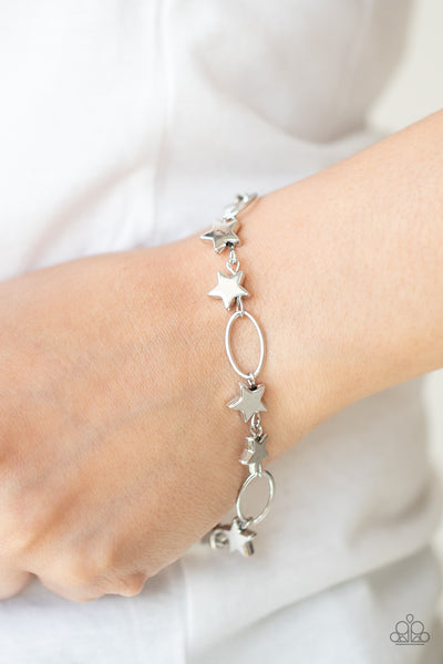 Paparazzi Stars and Sparks - Silver Bracelet
