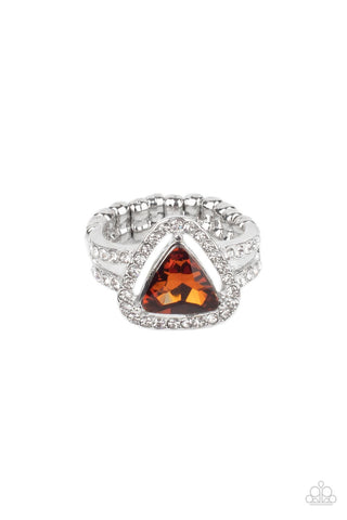 Paparazzi Elevated Engagement - Brown Ring