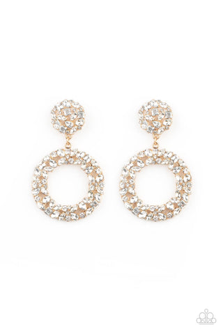 Paparazzi Party Ensemble - Gold Earrings