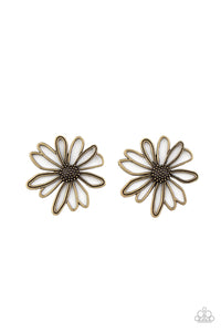 Paparazzi Artisan Arbor - Brass Earrings